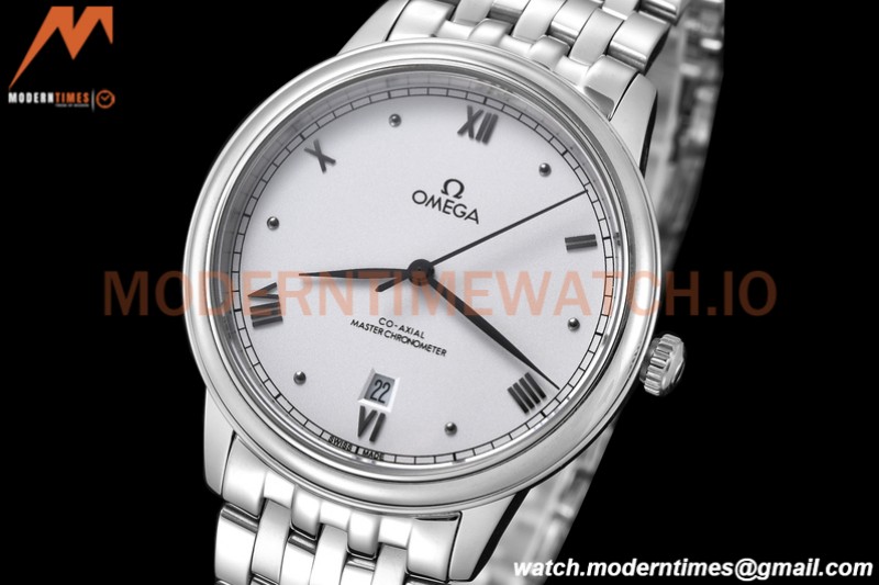 Omega - De Ville Prestige 40mm SS/SS White GDF MY8215