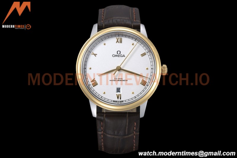 Omega - De Ville Prestige 40mm YG/LE White GDF MY8215