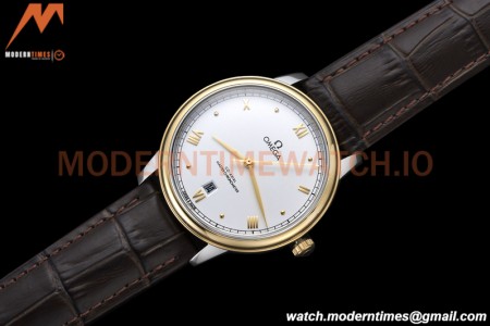 Omega - De Ville Prestige 40mm YG/LE White GDF MY8215