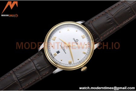 Omega - De Ville Prestige 40mm YG/LE White GDF MY8215
