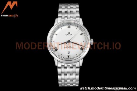 Omega - De Ville Prestige 40mm SS/SS White BLSF A8800
