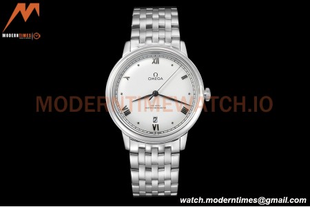 Omega - De Ville Prestige 40mm SS/SS White BLSF A8800
