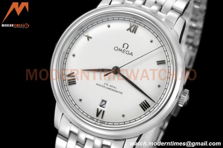 Omega - De Ville Prestige 40mm SS/SS White BLSF A8800