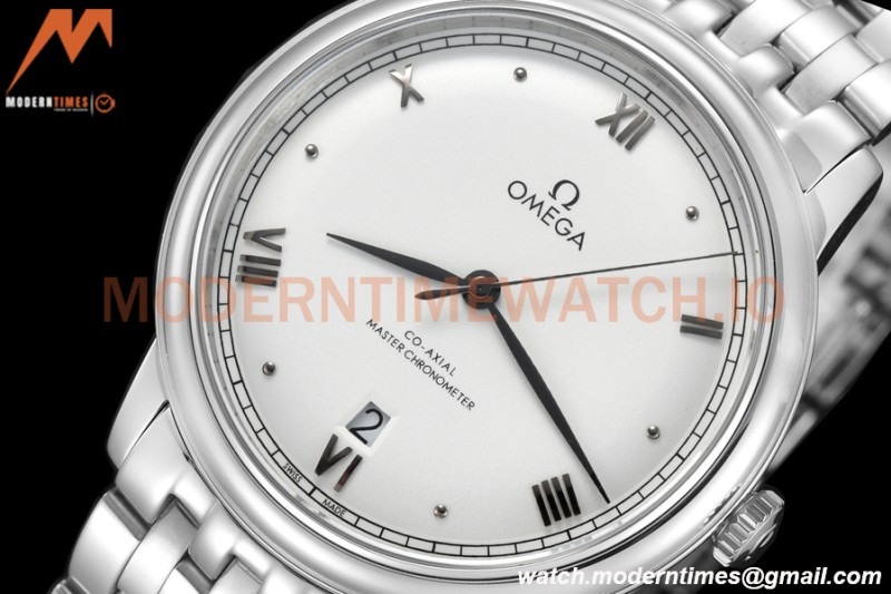 Omega - De Ville Prestige 40mm SS/SS White BLSF A8800