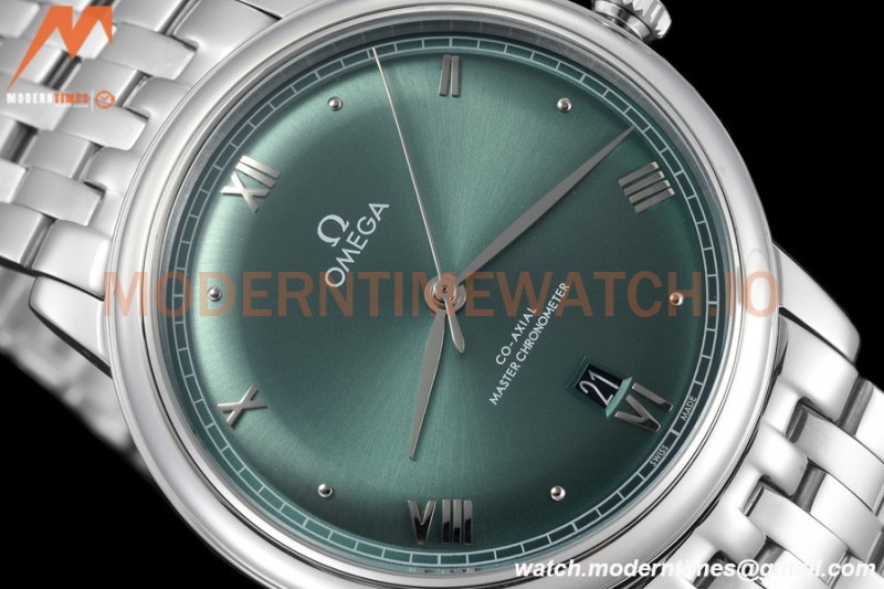 Omega - De Ville Prestige 40mm SS/SS Green BLSF A8800