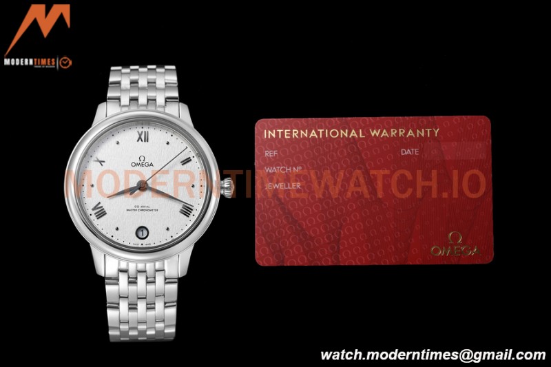Omega - De Ville Prestige Ladies 34mm SS/SS Silver VSF A8800