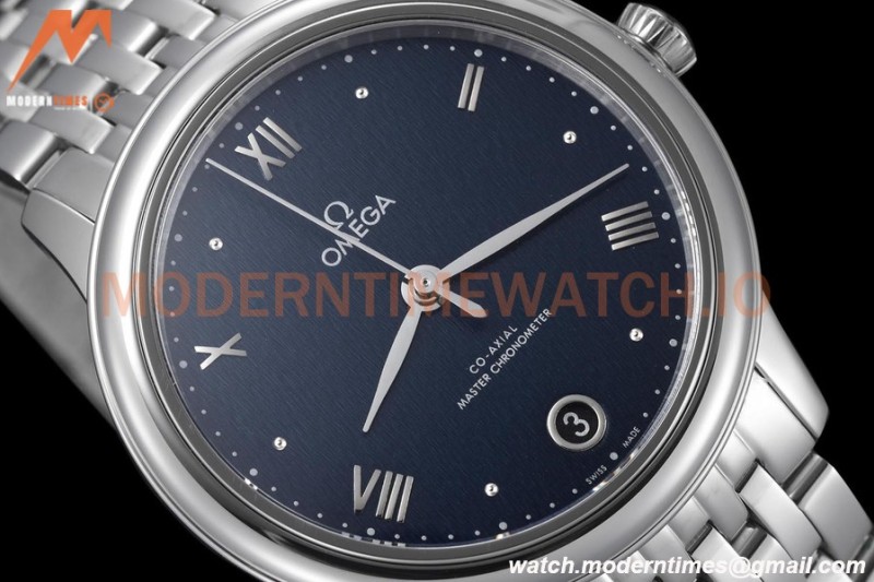 Omega - De Ville Prestige Ladies 34mm SS/SS Blue VSF A8800
