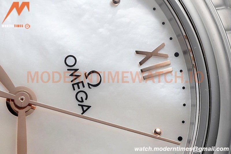 Omega - De Ville Prestige Ladies 34mm SS/SS White MOP VSF A8800