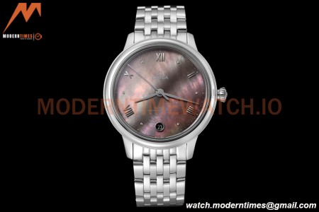 Omega - De Ville Prestige Ladies 34mm SS/SS Grey MOP VSF A8800
