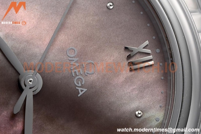 Omega - De Ville Prestige Ladies 34mm SS/SS Grey MOP VSF A8800