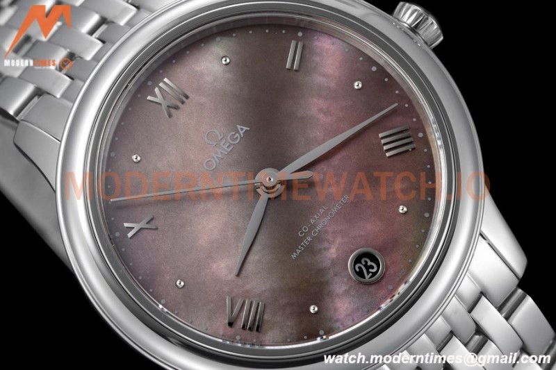 Omega - De Ville Prestige Ladies 34mm SS/SS Grey MOP VSF A8800