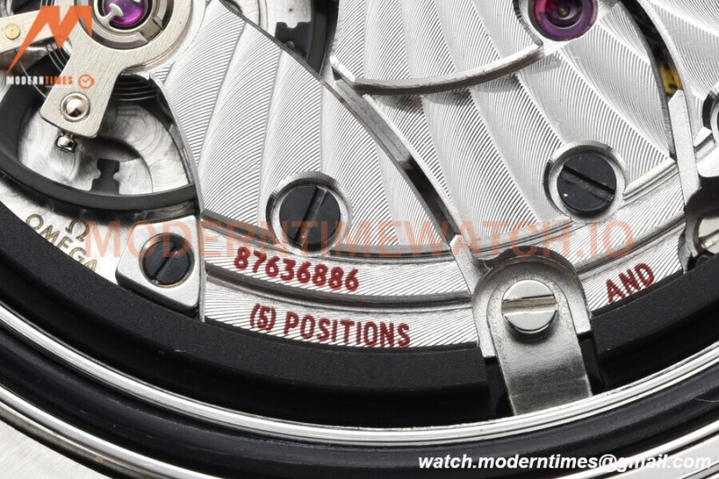 Omega - De Ville Mens Co-Axial 41mm SS/SS Black Roman VSF A8500