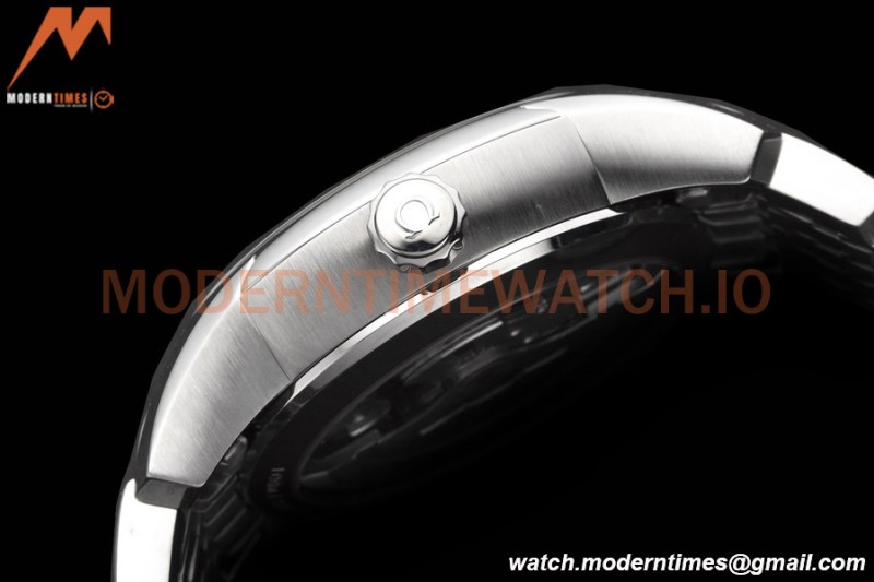 Omega - De Ville Mens Co-Axial 41mm SS/SS Black Roman VSF A8500
