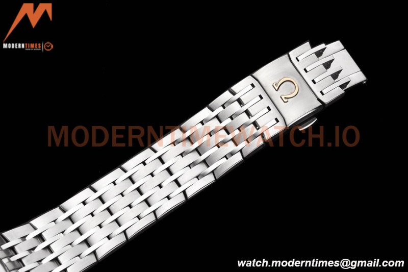 Omega - De Ville Mens Co-Axial 41mm SS/SS Black Roman VSF A8500
