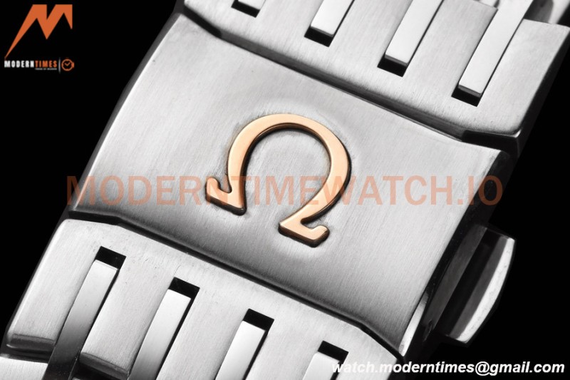 Omega - De Ville Mens Co-Axial 41mm SS/SS Black Roman VSF A8500