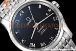 Omega - De Ville Mens Co-Axial 41mm SS/SS Black Roman VSF A8500