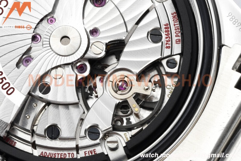 Omega - De Ville Mens Co-Axial 41mm SS/SS Black Roman VSF A8500