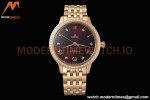 Omega - De Ville Prestige Ladies 34mm RG/RG Dia/Rmn Brown VSF A8800