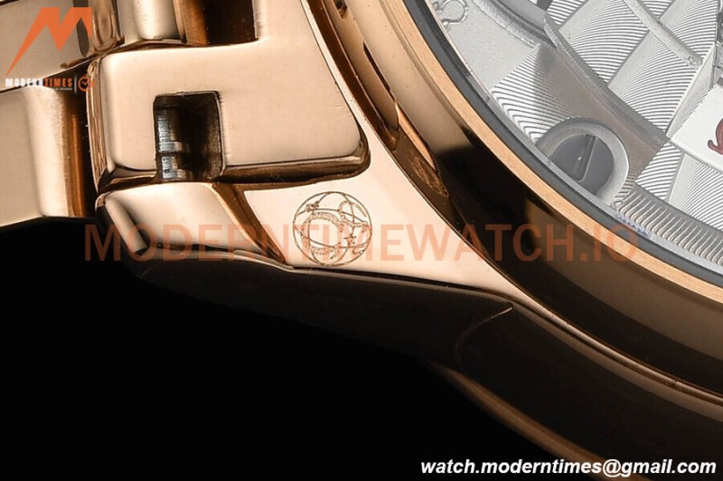 Omega - De Ville Prestige Ladies 34mm RG/RG Dia/Rmn Brown VSF A8800