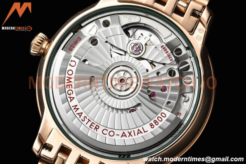 Omega - De Ville Prestige Ladies 34mm RG/RG Dia/Rmn Brown VSF A8800