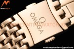 Omega - De Ville Prestige Ladies 34mm RG/RG Dia/Rmn Brown VSF A8800