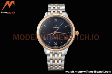 Omega - De Ville Prestige Ladies 34mm SS/RG Blue VSF A8800