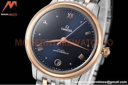 Omega - De Ville Prestige Ladies 34mm SS/RG Blue VSF A8800