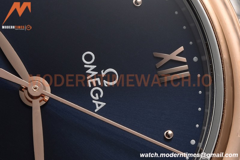 Omega - De Ville Prestige Ladies 34mm SS/RG Blue VSF A8800