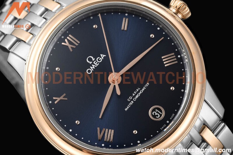 Omega - De Ville Prestige Ladies 34mm SS/RG Blue VSF A8800