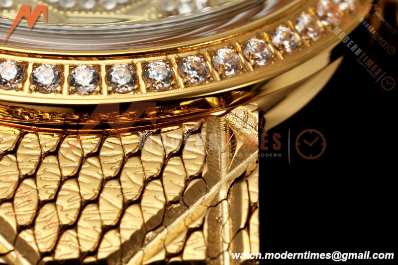 Dior - La D DE Dior 25mm Dia YG/YG  Diamond Dial K11F Quartz