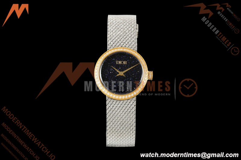 Dior - La D DE Dior Satine 25mm Dia SS/SS Aventurine Dial K11F Quartz