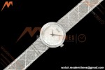 Dior - La D DE Dior 25mm Dia SS/SS White Mother-of-Pearl Dial K11F Quartz