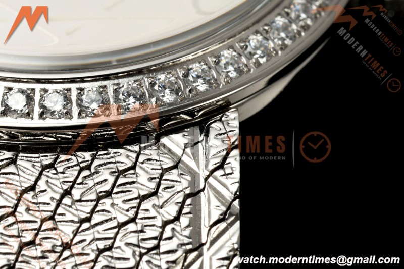 Dior - La D DE Dior 25mm Dia SS/SS White Mother-of-Pearl Dial K11F Quartz