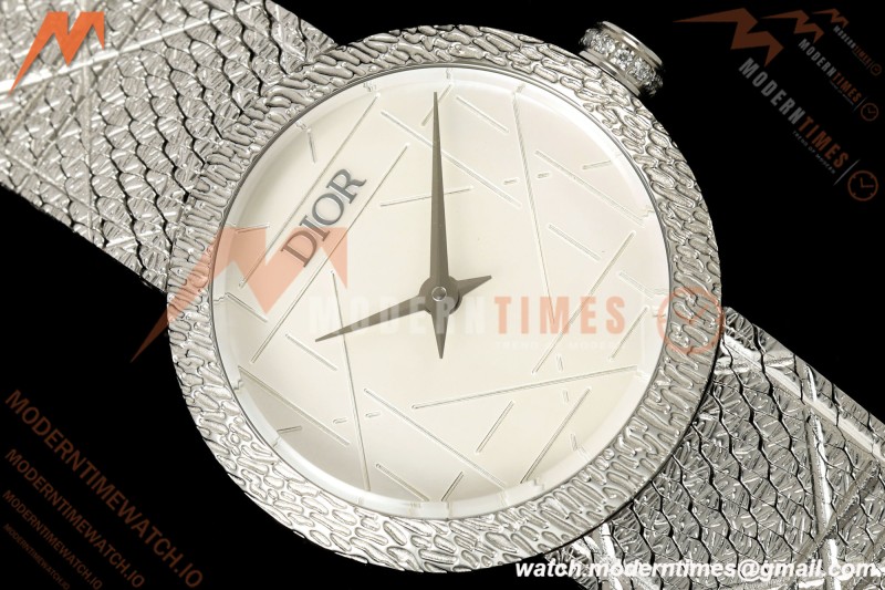 Dior - La D DE Dior 25mm SS/SS White Mother-of-Pearl Dial K11F Quartz