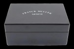 Franck Muller - Large Size Black Wooden Box Set with Full Set of Leather Clip, Pamphlet and Card