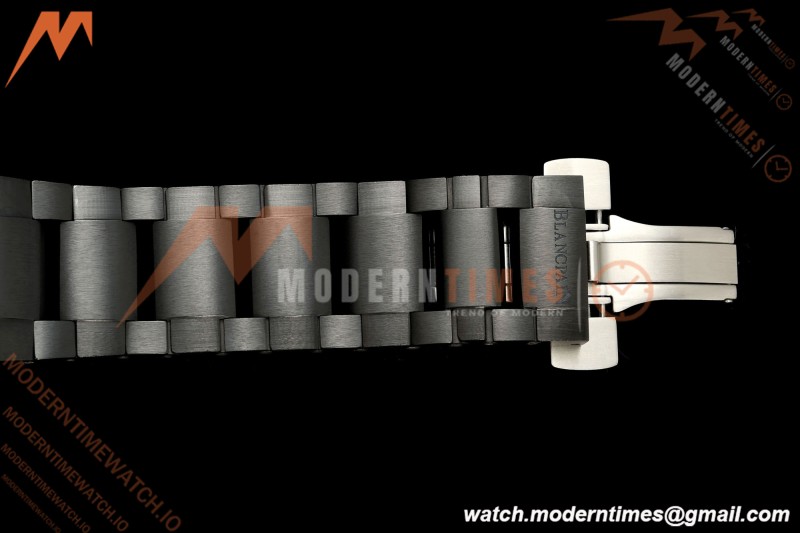 Blancpain - Fifty Fathoms 5054 Bathyscaphe Complete Calendar Moon Phases Black Ceramic Sunburst Blue DDDF A6654