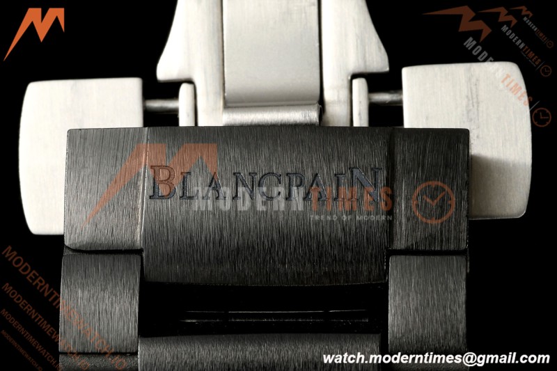 Blancpain - Fifty Fathoms 5054 Bathyscaphe Complete Calendar Moon Phases Black Ceramic Sunburst Blue DDDF A6654
