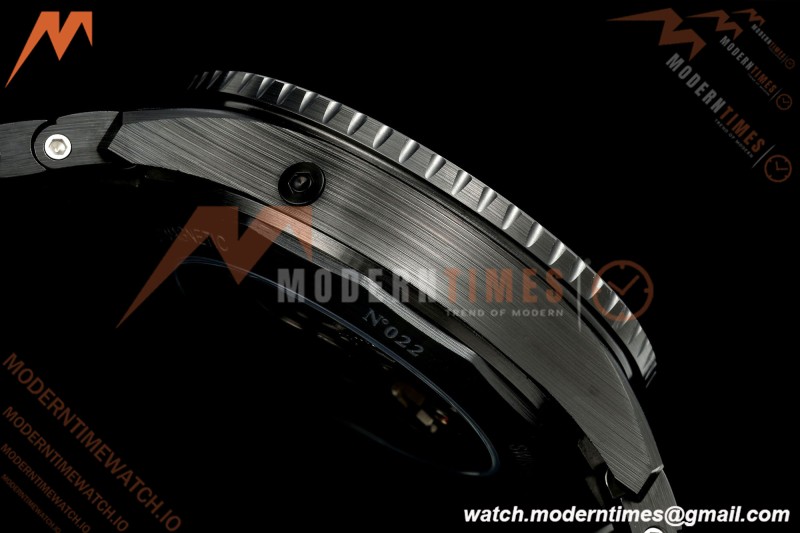 Blancpain - Fifty Fathoms 5054 Bathyscaphe Complete Calendar Moon Phases Black Ceramic Sunburst Blue DDDF A6654