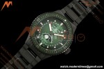 Blancpain - Fifty Fathoms 5054 Bathyscaphe Complete Calendar Moon Phases Black Ceramic Green Dial DDDF A6654 | 블랑팡 - 피프티 패덤즈 5054 바티스카프 컴플리트 캘린더 문페이즈 블랙 세라믹 그린 다이얼 DDDF A6654