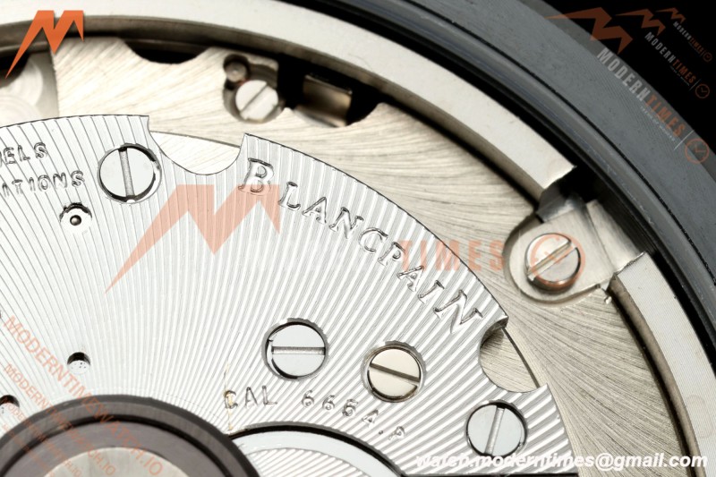 Blancpain - Fifty Fathoms 5054 Bathyscaphe Complete Calendar Moon Phases Black CER/NY Sunburst Blue DDDF A6654 | 블랑팡 - 피프티 패덤즈 5054 바티스카프 컴플리트 캘린더 문페이즈 블랙 CER/NY 선버스트 블루 DDDF A6654