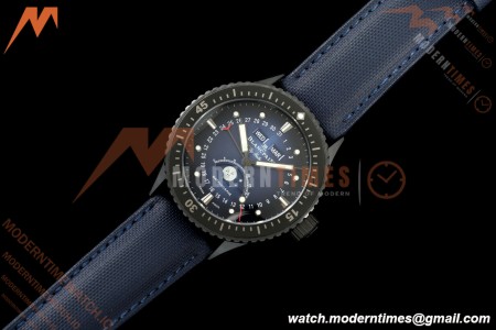 Blancpain - Fifty Fathoms 5054 Bathyscaphe Complete Calendar Moon Phases Black CER/NY Sunburst Blue DDDF A6654