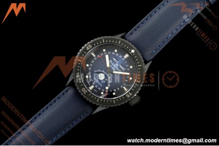 Blancpain - Fifty Fathoms 5054 Bathyscaphe Complete Calendar Moon Phases Black CER/NY Sunburst Blue DDDF A6654