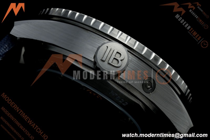 Blancpain - Fifty Fathoms 5054 Bathyscaphe Complete Calendar Moon Phases Black CER/NY Sunburst Blue DDDF A6654 | 블랑팡 - 피프티 패덤즈 5054 바티스카프 컴플리트 캘린더 문페이즈 블랙 CER/NY 선버스트 블루 DDDF A6654