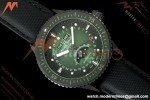 Blancpain - Fifty Fathoms 5054 Bathyscaphe Complete Calendar Moon Phases Black CER/NY Green Dial DDDF A6654