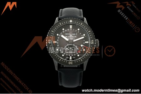 Blancpain - Fifty Fathoms 5054 Bathyscaphe Complete Calendar Moon Phases Black CER/NY Black Dial DDDF A6654 | 블랑팡 - 피프티 패덤즈 5054 바티스카프 컴플리트 캘린더 문페이즈 블랙 CER/NY 블랙 다이얼 DDDF A6654