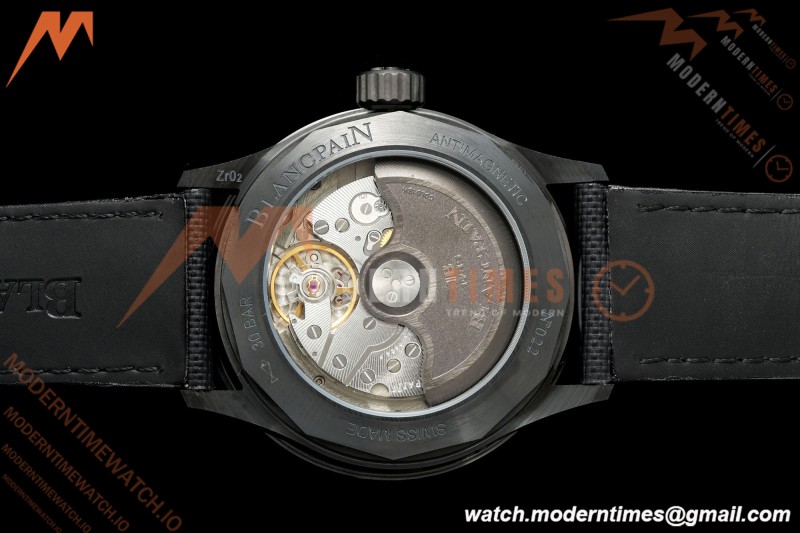 Blancpain - Fifty Fathoms 5054 Bathyscaphe Complete Calendar Moon Phases Black CER/NY Black Dial DDDF A6654