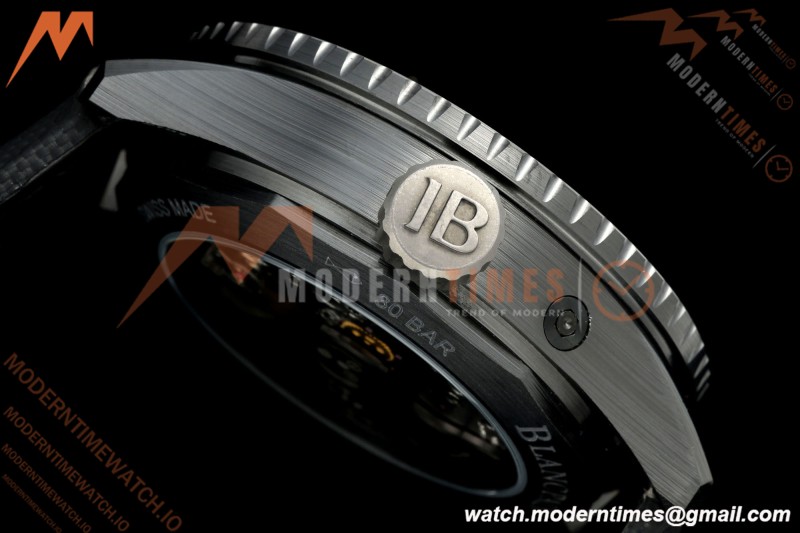 Blancpain - Fifty Fathoms 5054 Bathyscaphe Complete Calendar Moon Phases Black CER/NY Black Dial DDDF A6654