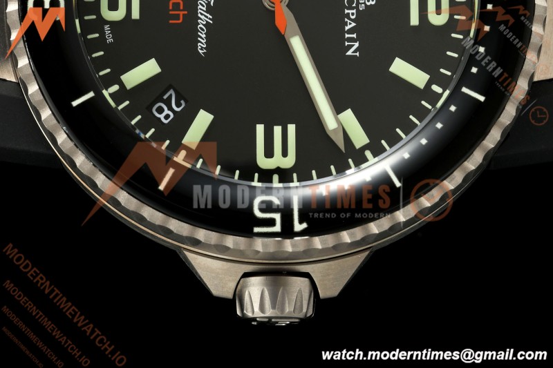Blancpain - Fifty Fathoms Tech 5029 45mm Titanium CER/RU Black Dial DDF Cal.1315A Mod | 블랑팡 - 피프티 패덤즈 테크 5029 45mm 티타늄 CER/RU 블랙 다이얼 DDF Cal.1315A Mod