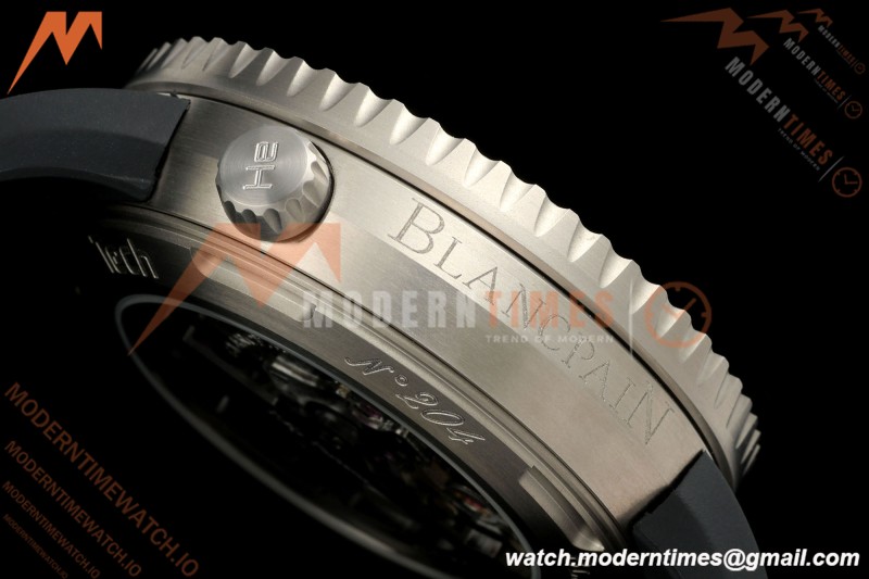 Blancpain - Fifty Fathoms Tech 5029 45mm Titanium CER/RU Black Dial DDF Cal.1315A Mod | 블랑팡 - 피프티 패덤즈 테크 5029 45mm 티타늄 CER/RU 블랙 다이얼 DDF Cal.1315A Mod