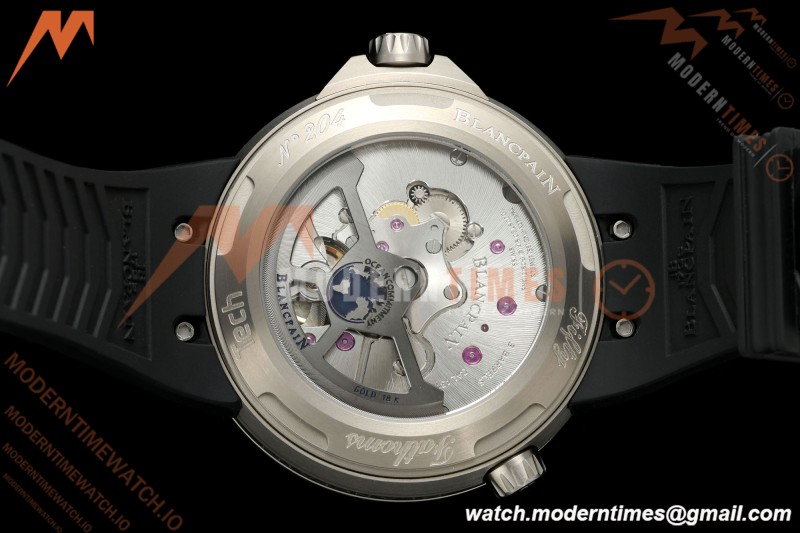 Blancpain - Fifty Fathoms Tech Ocean Commitment IV 5029A 45mm Titanium CER/RU Black Dial DDF Cal.1315A Mod